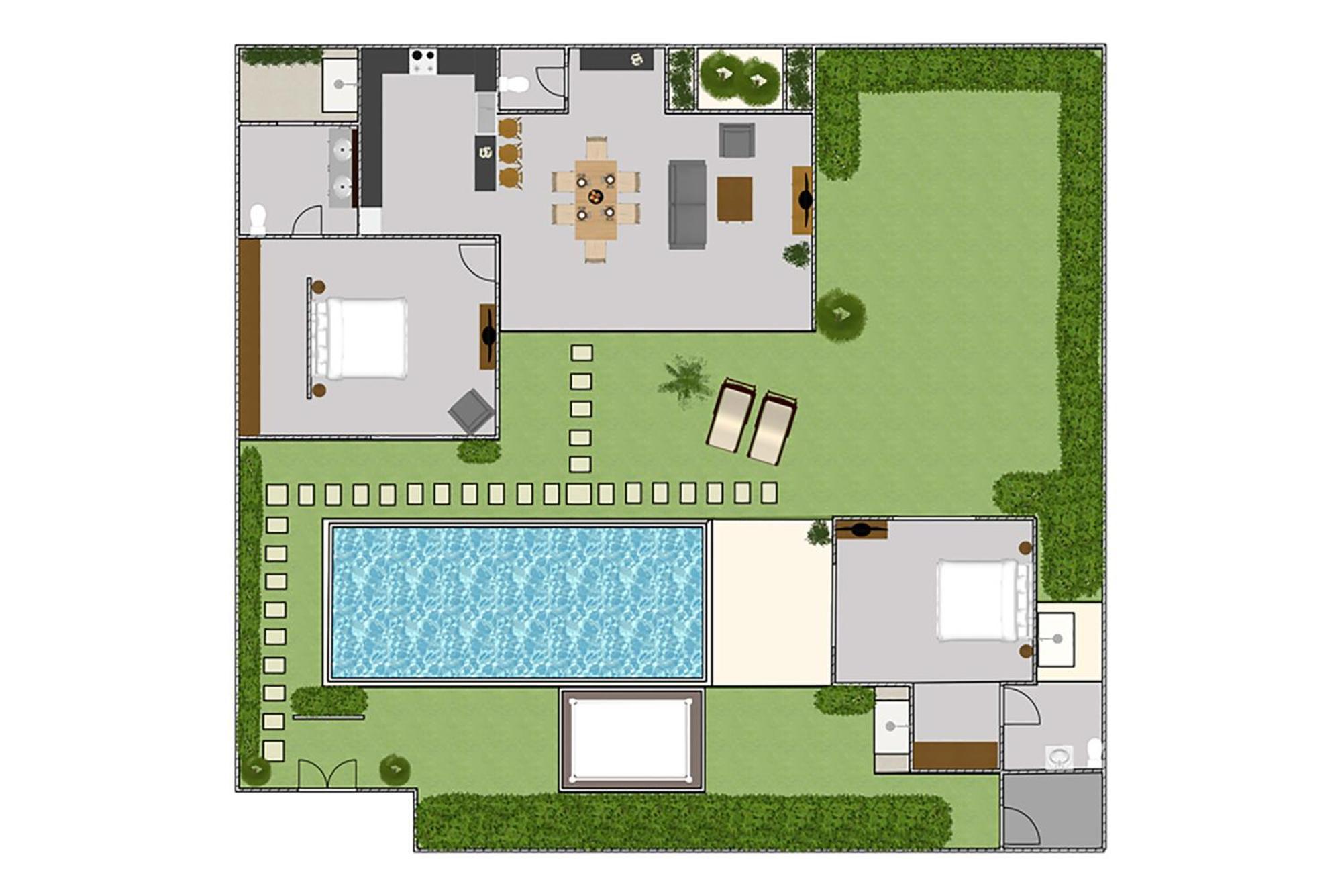 Villa Tiga Mangga By Optimum Bali Villas 塞米亚克 外观 照片